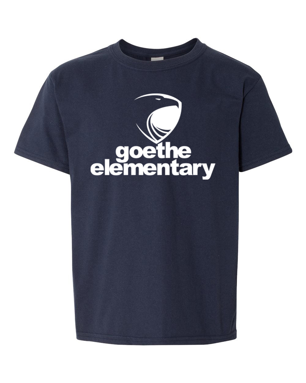 Goethe Elementary - Short Sleeve Youth T-shirt (Navy)